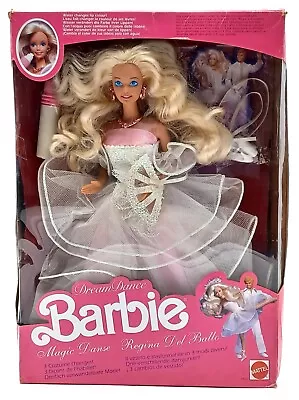 Buy Vintage 1989 Dream Dance Magic Barbie Doll / Mattel 4836, Used In Original Packaging • 82.77£