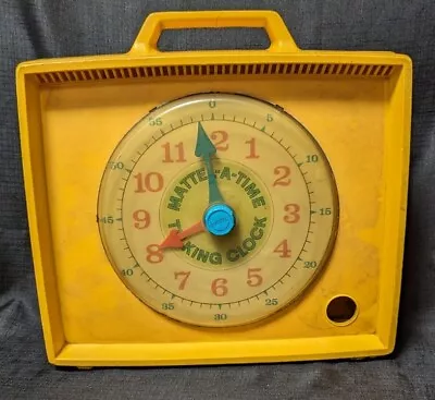 Buy Vintage Mattel A Time Talking Clock Toy 1968 For Replacement Parts  • 4.27£