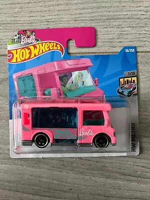 Buy Hot Wheels 2022 Barbie Dream Camper 7/10 New HW Metro • 6.99£