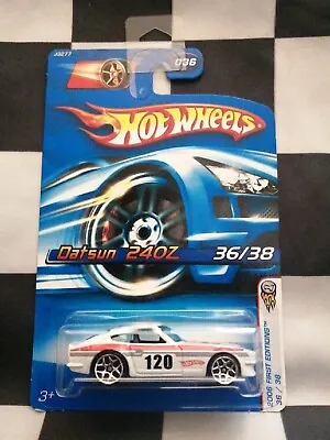 Buy Hot Wheels 2006 First Editions Datsun 240Z Long Card Collector No 036 #36/38 • 12£