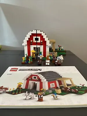 Buy LEGO 21187 Minecraft The Red Barn Farm Zombie RETIRED Set RARE 100% Complete • 84.99£