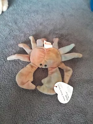 Buy Ty Beanie Baby- Claude The Crab With Tag Retired Collectible • 7£
