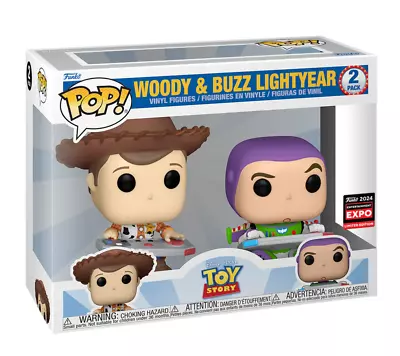 Buy WOODY AND BUZZ LIGHTYEAR Toy Story C2E2 Expo Limited Edition Funko Pop!  • 39.99£