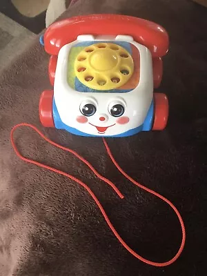 Buy  Fisher Price Chatter Phone Pull Along Toy Telephone Moving Eyes • 1.99£