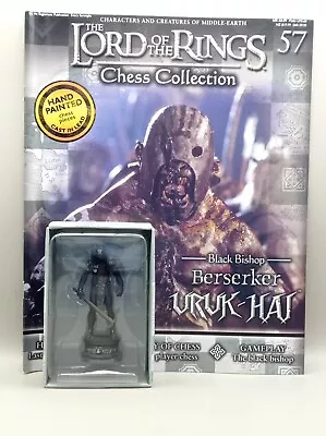 Buy Eaglemoss Lord Of The Rings Chess Collection Berserker Uruk-Hai Issue 59 + Mag • 20£