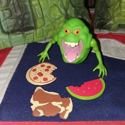 Buy Vintage The Real Ghostbusters Action Figures SLIMER THE GREEN GHOST Pizza Steak • 15£