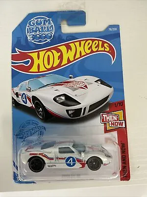 Buy Ford GT40 Gumball White Long Card Hot Wheels Then And Now • 5.49£