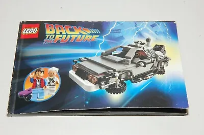 Buy LEGO BACK TO THE FUTURE 21103 Delorean INSTRUCTION MANUAL ONLY • 9.93£