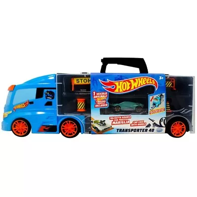 Buy Brand New | Hot Wheels Transporter 40 | Car Case | Can Hold Up To 14 Vehicles • 3.24£