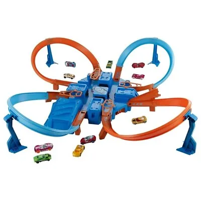 Buy Hot Wheels Criss Cross Crash Track Playset Kids Boy Toys Gifts - FREE DELIVERY • 49.90£