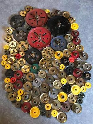 Buy 058a  100 X Vintage Meccano Metal And Plastic Pulleys Various Sizes • 12.99£