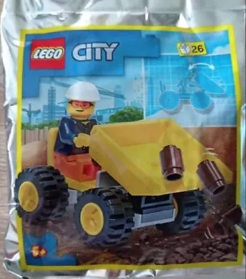 Buy CITY LEGO Polybag Set 952204 Worker + Tipper Truck Minifigure Foil Pack Rare Set • 5.95£