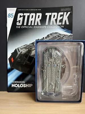 Buy Star Trek Starships Figurine Magazine #85  Federation Holo Ship  (eaglemoss 2016 • 9.99£