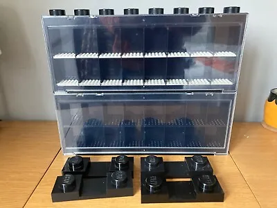 Buy Lego Minifigures Large Black Display Cases For 16 Figures • 8£