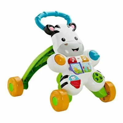 Buy Fisher-Price Zebra Walker Fun Music And Sounds Infant/Toddler Walking Toy • 28£