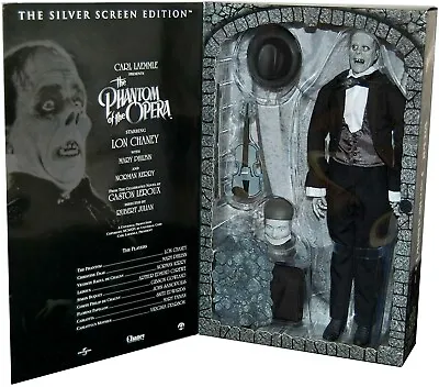 Buy Sideshow PHANTOM OF THE OPERA 12 Inch Figure Silver Screen Universal Monsters • 199.90£