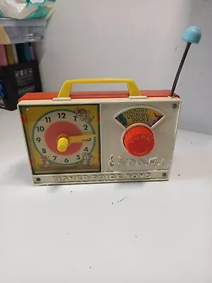 Buy Vintage Fisher Price Hickory Dickory Dock Music Box Wind Up 1971 • 13.99£