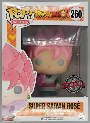 Buy #260 Super Saiyan Rose Dragon Ball Super Damaged Box Funko POP With Protector • 22.49£
