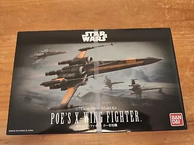 Buy Bandai Poe's X-Wing Fighter 1/72 Scale Star Wars (Orange And Black) - 0210500 • 2.20£