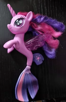 Buy My Little Pony Mermaid MLP Twilight Movie Seapony Glitter Wings Purple 11  • 6£