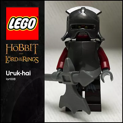 Buy GENUINE LEGO Hobbit Lord Of The Rings Minifigure Uruk-hai Lor008 9471 9474 30211 • 14.99£