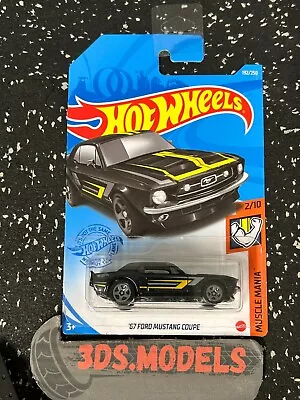 Buy FORD MUSTANG 67 COUPE BLACK LONG CARD Hot Wheels 1:64 **COMBINE POSTAGE** • 2.95£