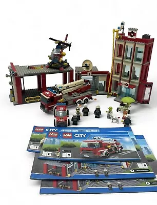 Buy LEGO City 60110 Fire Station Set Retired Complete + Instructions No Box #2 USED • 75£