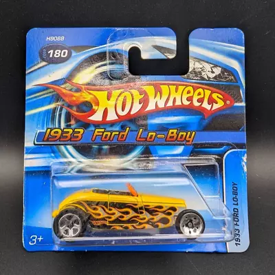 Buy Hot Wheels #180 1933 Ford Lo-Boy Hotrod Yellow Vintage 2005 Release L38 • 2.95£