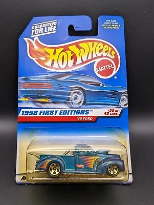 Buy Hot Wheels #654 '40 Ford Pickup Truck Hotrod 1998 First Editions Vintage L36 • 5.95£