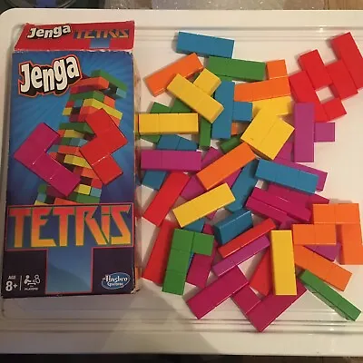 Buy Jenga TETRIS Hasbro Game Skill Strategy Fun Family - NO INSTRUCTIONS • 7.94£