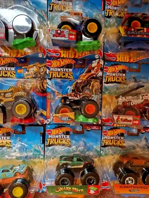 Buy Hot Wheels: Monster Trucks 1:64 Singles, Demolition Doubles, Big Rig New & Boxed • 10.40£