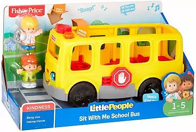 Buy BOX DAMAGED!! Fisher-Price Little People School Bus With Lights, Sounds & Songs • 16.99£