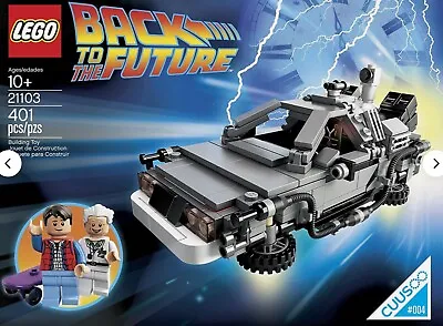 Buy New Lego 21103 Back To The Future Delorean Time Machine Sealed Xlnt • 149£