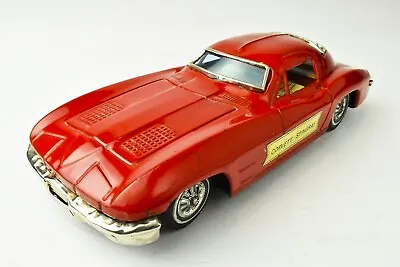 Buy 1964 Corvette Coupe Tin, Friction-Powered Model By Bandai • 61.75£