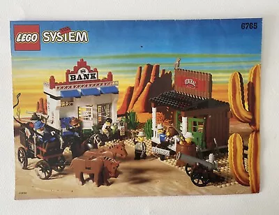 Buy Lego 6765 Gold City Junction Western Cowboys Theme Instructions Only • 12£