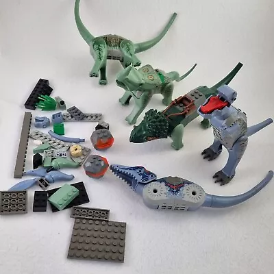 Buy Lego Dinosaur Bundle Set Of 4 Incomplete T-rex Triceratops • 12.99£