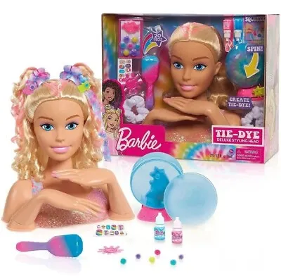 Buy Barbie Deluxe Blonde Tie Dye Styling Head Brand New • 49.99£