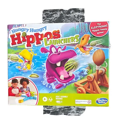 Buy (Hungry Hungry Hippos Launchers Electronic Board Game New And Sealed • 12.50£