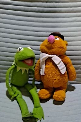 Buy Fisher Price The Muppets, Kermit And Fozzie Bear Soft Toy Plushies, Vintage 1976 • 29.99£