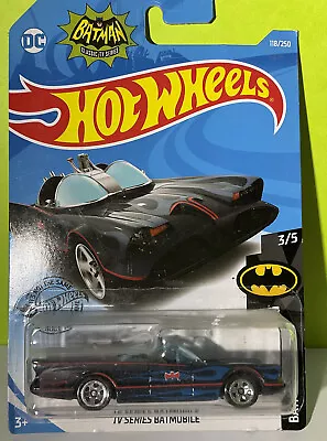 Buy Hot Wheels Batman Classic TV Series Batmobile Mint On Card (X6) • 6.50£