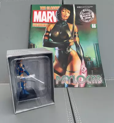 Buy Eaglemoss Marvel Classic Collection Psylocke No 66 Display Figure And Mag • 9.99£