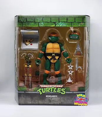 Buy TMNT Ninja Turtle Super 7 Ultimate Michelangelo New (Damaged) • 54.99£