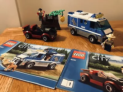 Buy 🔴 LEGO CITY 4441 Police Dog Van Gold Mine Chase 💯% Complete With Instructions • 9.99£