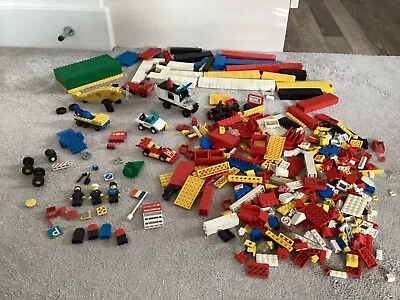 Buy Vintage 1970s/ 1980s Lego Parts. Large Job Lot With Early Mini Figures • 18£