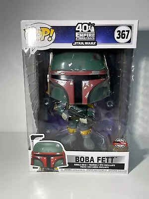 Buy Funko Pop! Star Wars Boba Fett 10  Inch #367 • 29.99£