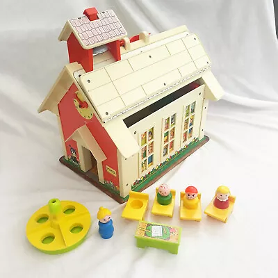 Buy Vintage 1970s Fisher Price Play Family School House SEE DESCRIPTION • 21.99£