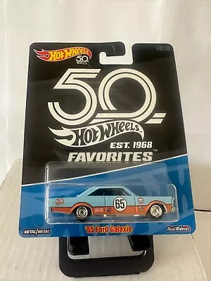 Buy Hot Wheels 50th Favorites Custom '65 Ford Galaxie #10/10 Real Riders A14 • 8.26£