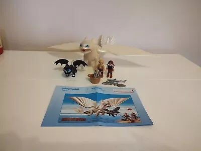 Buy Playmobil 70038 How To Train Your Dragon Light Fury & Baby Dragon  • 38.99£