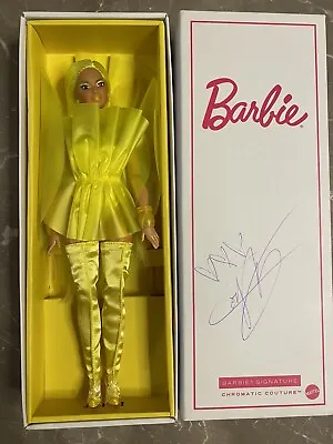 Buy Barbie Chromatic Couture YELLOW - Original Signed By Designer Carlyle Nuera • 171.54£