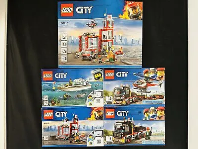 Buy Manual Lot Of 5 Legos City 60215 60183 60221S • 11.35£